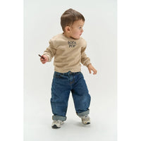 The New Siblings TNSTValu Baggy Fit Jeans Dark blue denim