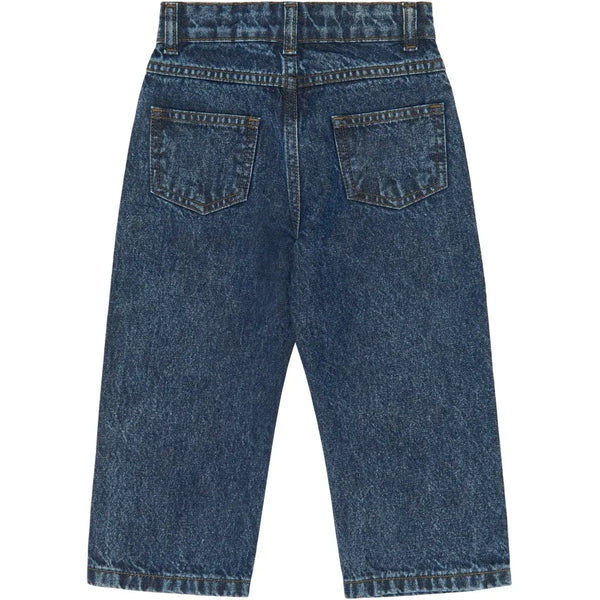 The New Siblings TNSTValu Baggy Fit Jeans Dark blue denim