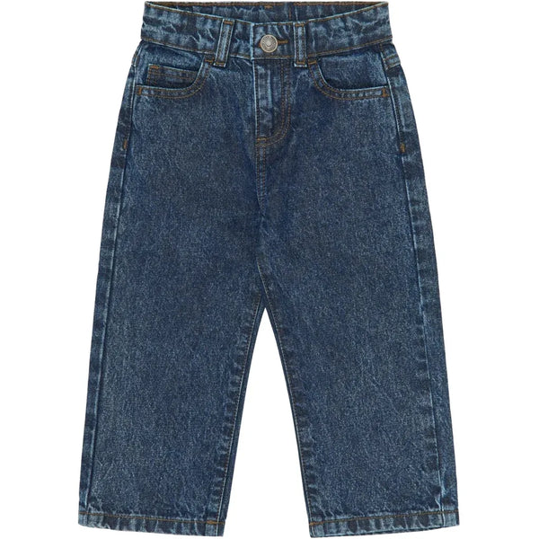 The New Siblings TNSTValu Baggy Fit Jeans Dark blue denim