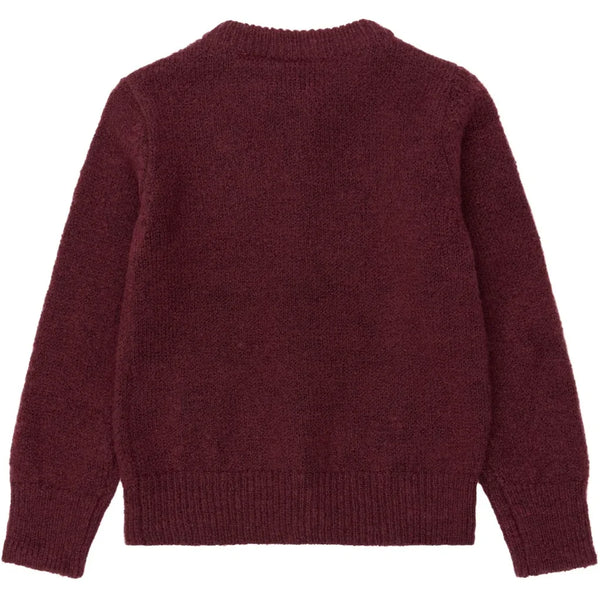 The New Siblings TNSTVeri Knit Cardigan Burgundy tn