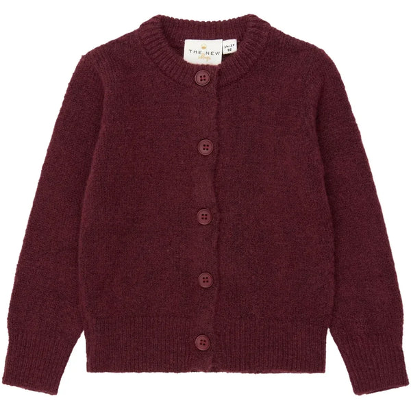 The New Siblings TNSTVeri Knit Cardigan Burgundy tn