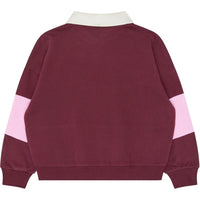 The New TNVaniza OS Polo Sweatshirt Burgundy tn