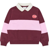 The New TNVaniza OS Polo Sweatshirt Burgundy tn