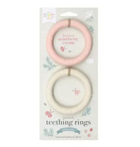 Llc Silicone teether: Leaves - Strawberry C