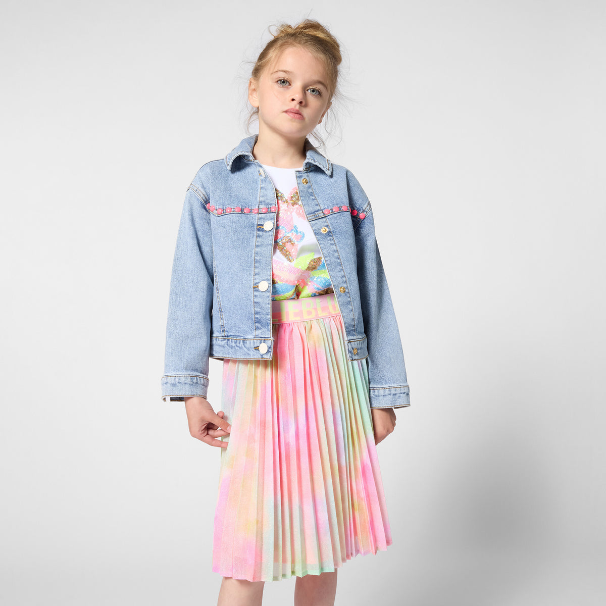 Billieblush Jeans jasje Stone