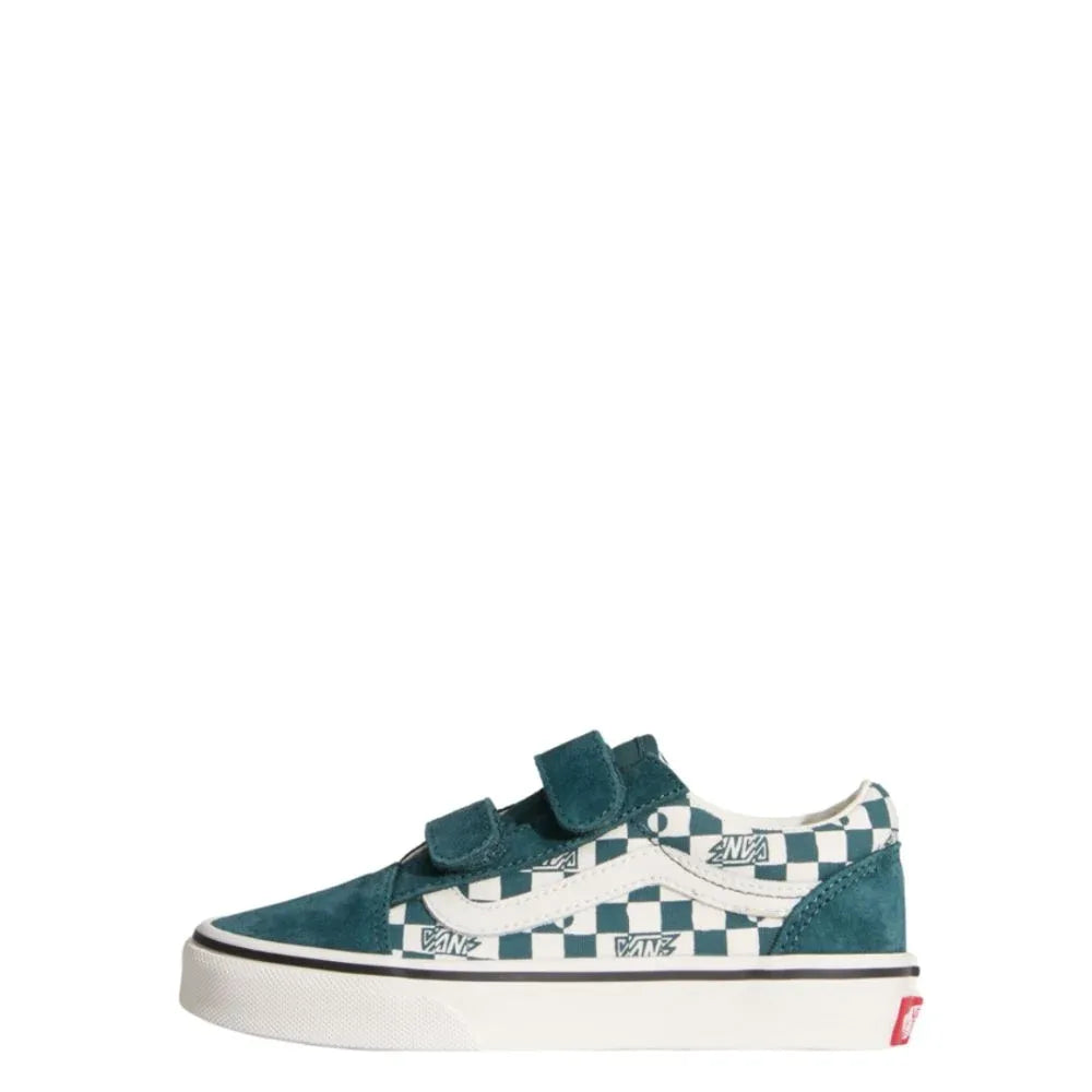 Vans Old Skool V Geo Check Mystic moss