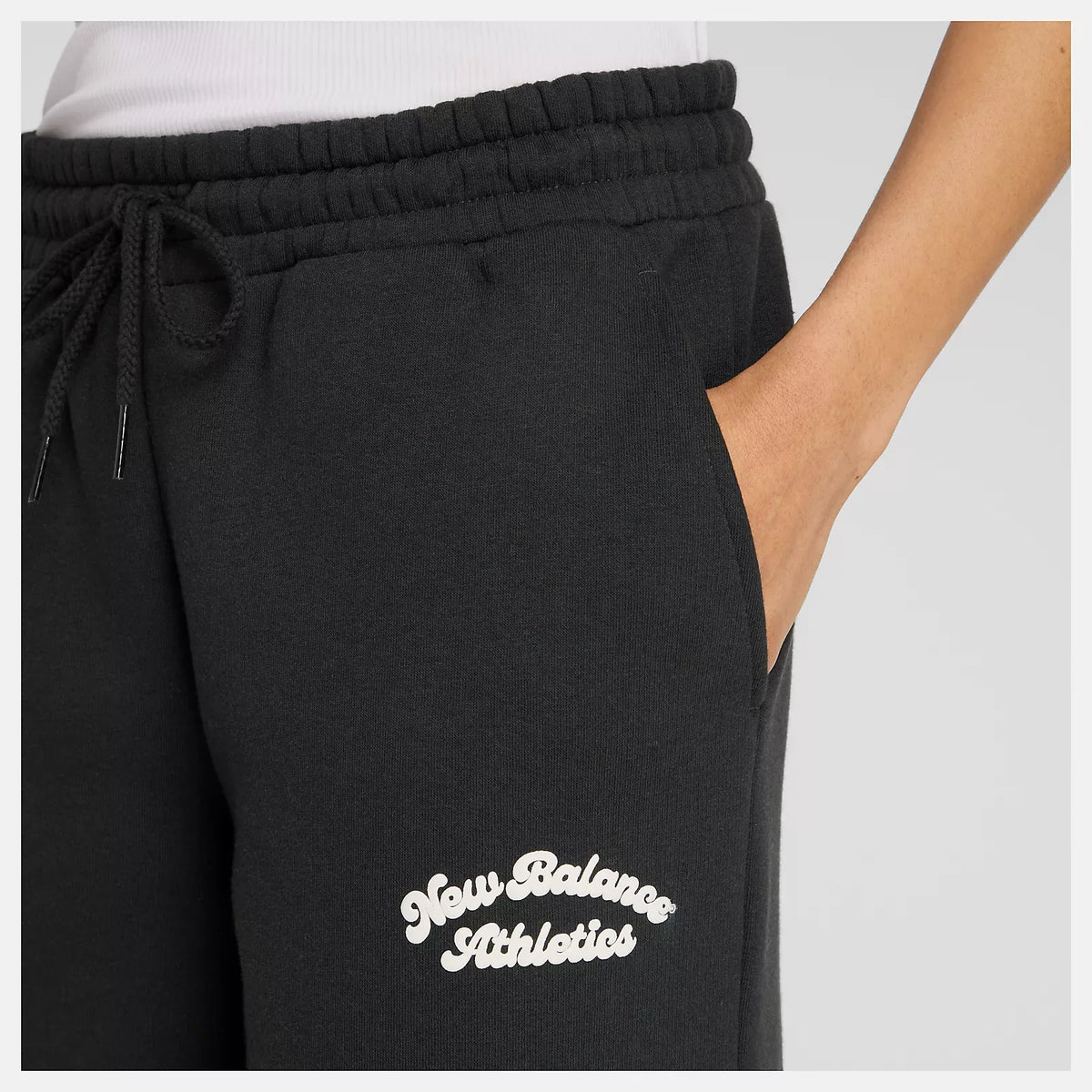 New Balance Linear Heritage Fleece Wide pant Blue