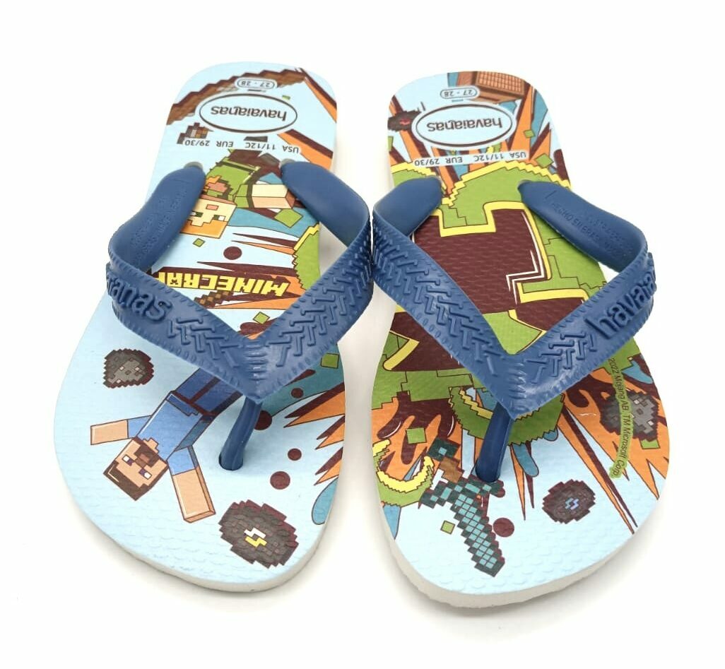 Havaianas KIDS MINECRAFT White/blue