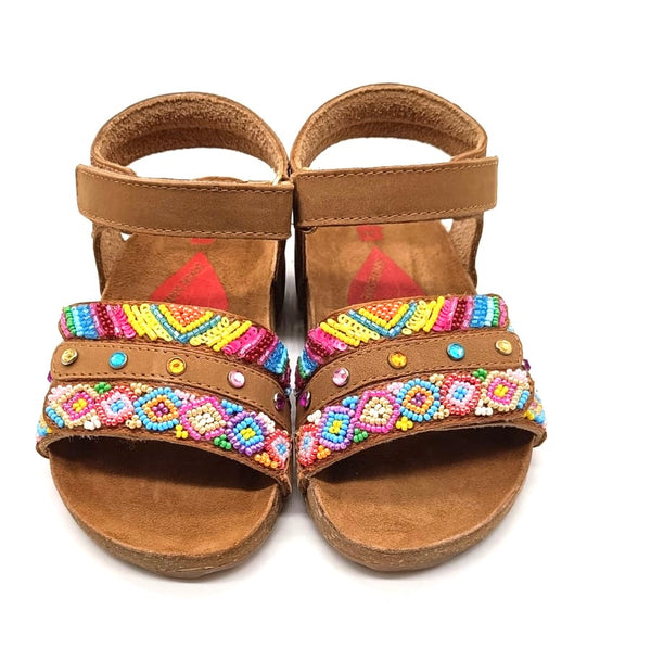 Shoesme IC23S004-G Brown multicolor