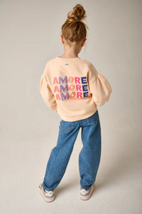 Tumble Amore sweatshirt Pale peach