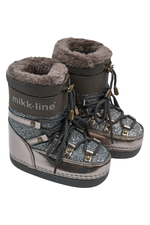 Mikk-line Snow Boot Glitter Dark shadow