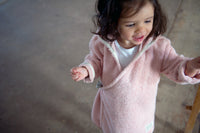 Koeka baby badjas dijon Shadow pink