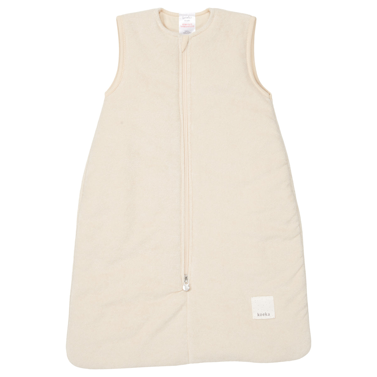 Koeka baby slaapzak mouwloos royan Warm white