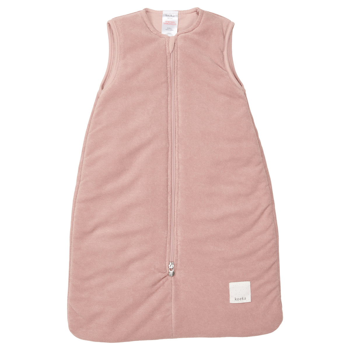 Koeka baby slaapzak mouwloos royan Old pink