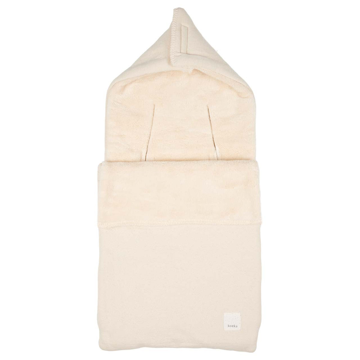 Koeka baby voetenzak runa teddy 3/5 punts Warm white