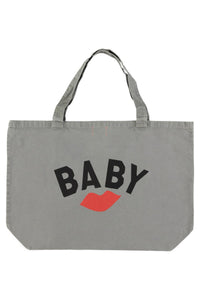 Sisters Department XL bag baby print Grey