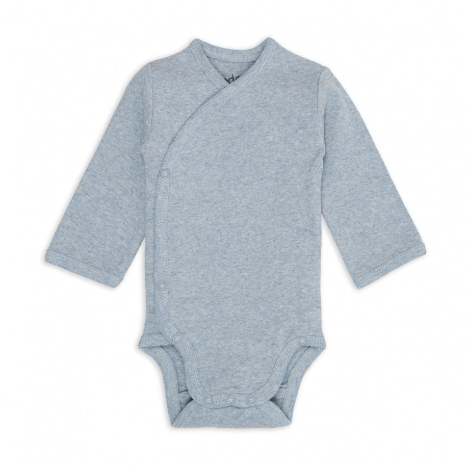 Lodger Romper LS Melange Blue fogg