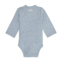 Lodger Romper LS Melange Blue fogg
