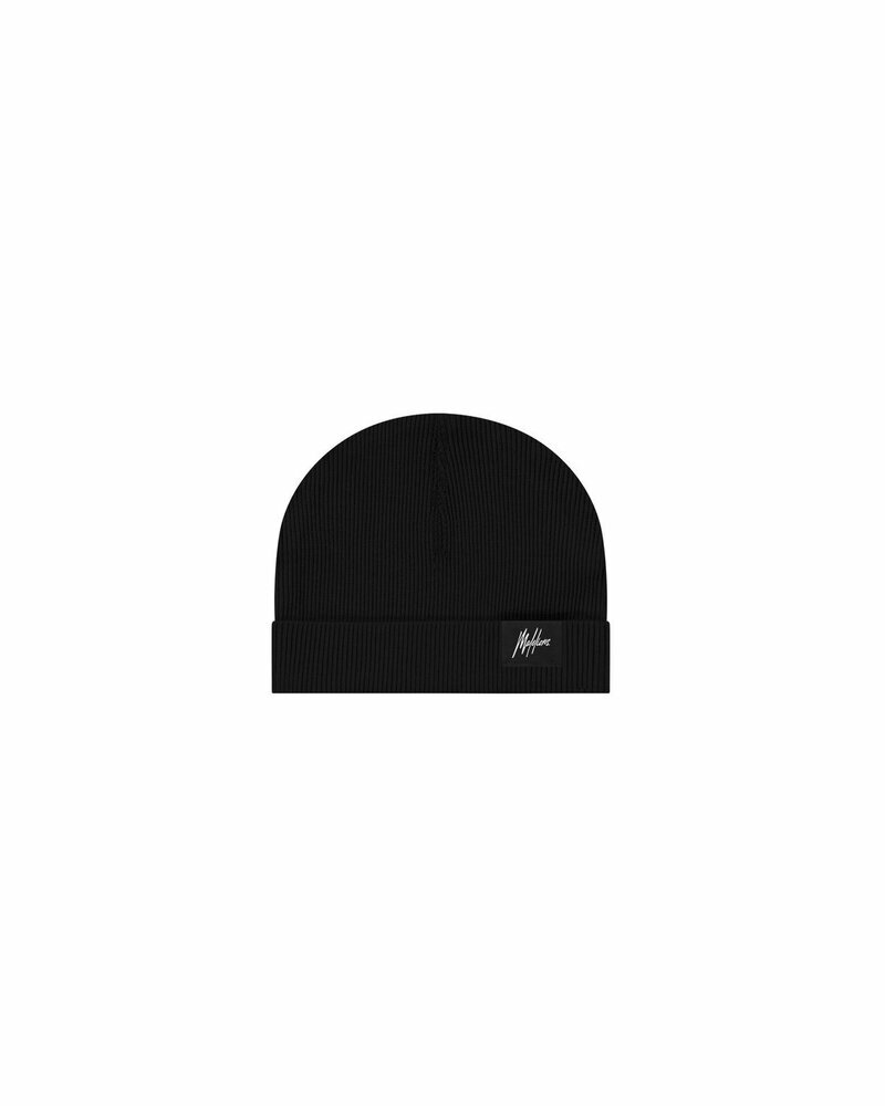 Malelions baby signature beanie Black