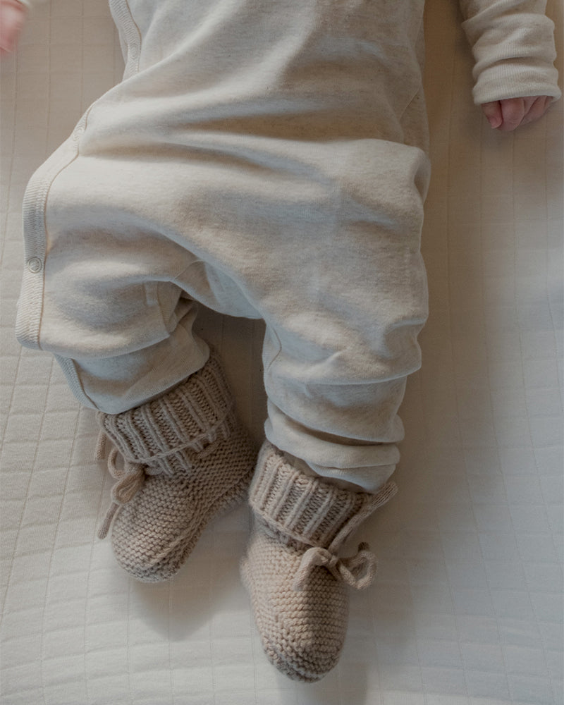 Lodger Slipper Merino Wool Beige