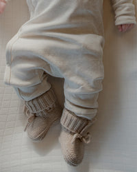 Lodger Slipper Merino Wool Beige