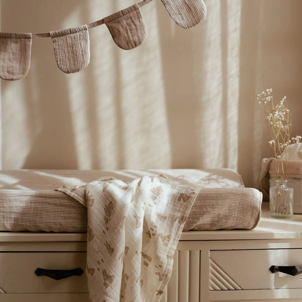 Little Dutch Aankleedkussenhoes - Beige - Essentials