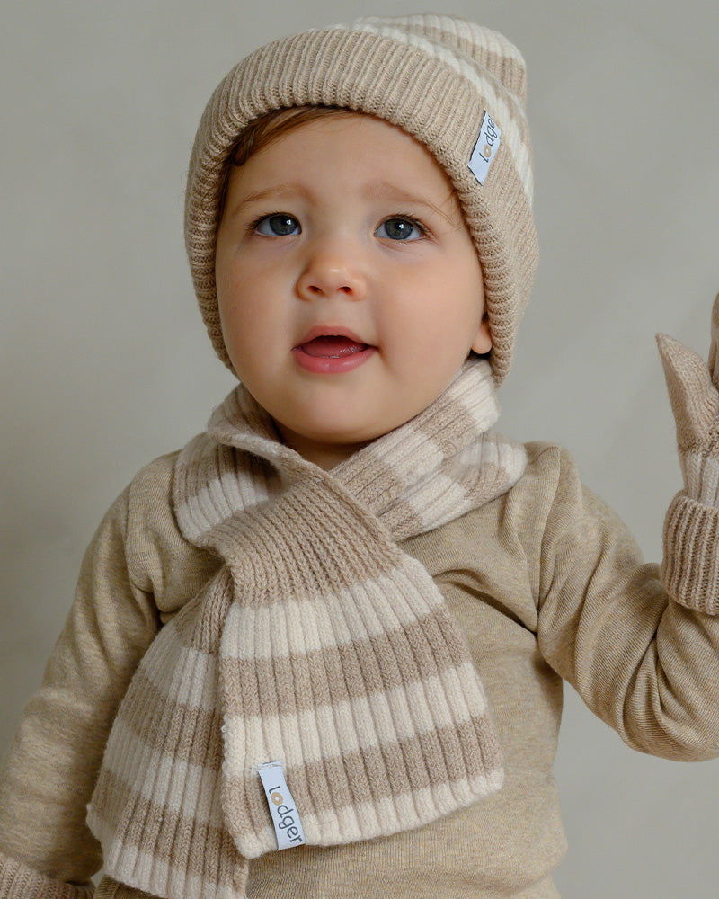 Lodger Muffler Merino Wool Beige