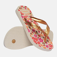Havaianas KIDS FLORES Beige/golden