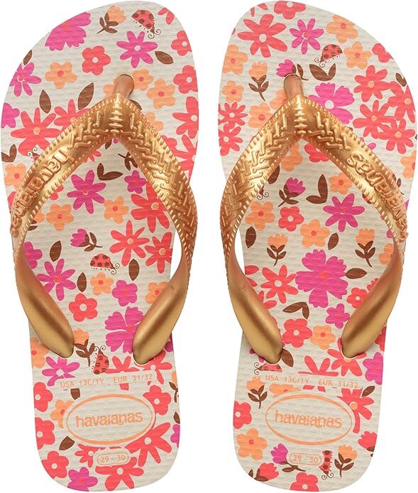 Havaianas KIDS FLORES Beige/golden