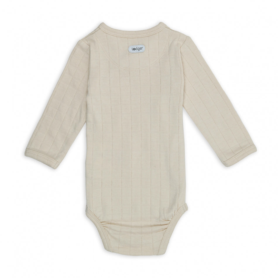 Lodger Romper LS Solid Birch