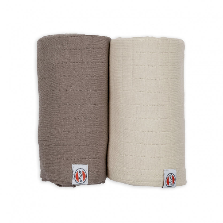 Lodger Swadller 2-pack Solid Birch/buffalo