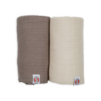 Lodger Swadller 2-pack Solid Birch/buffalo