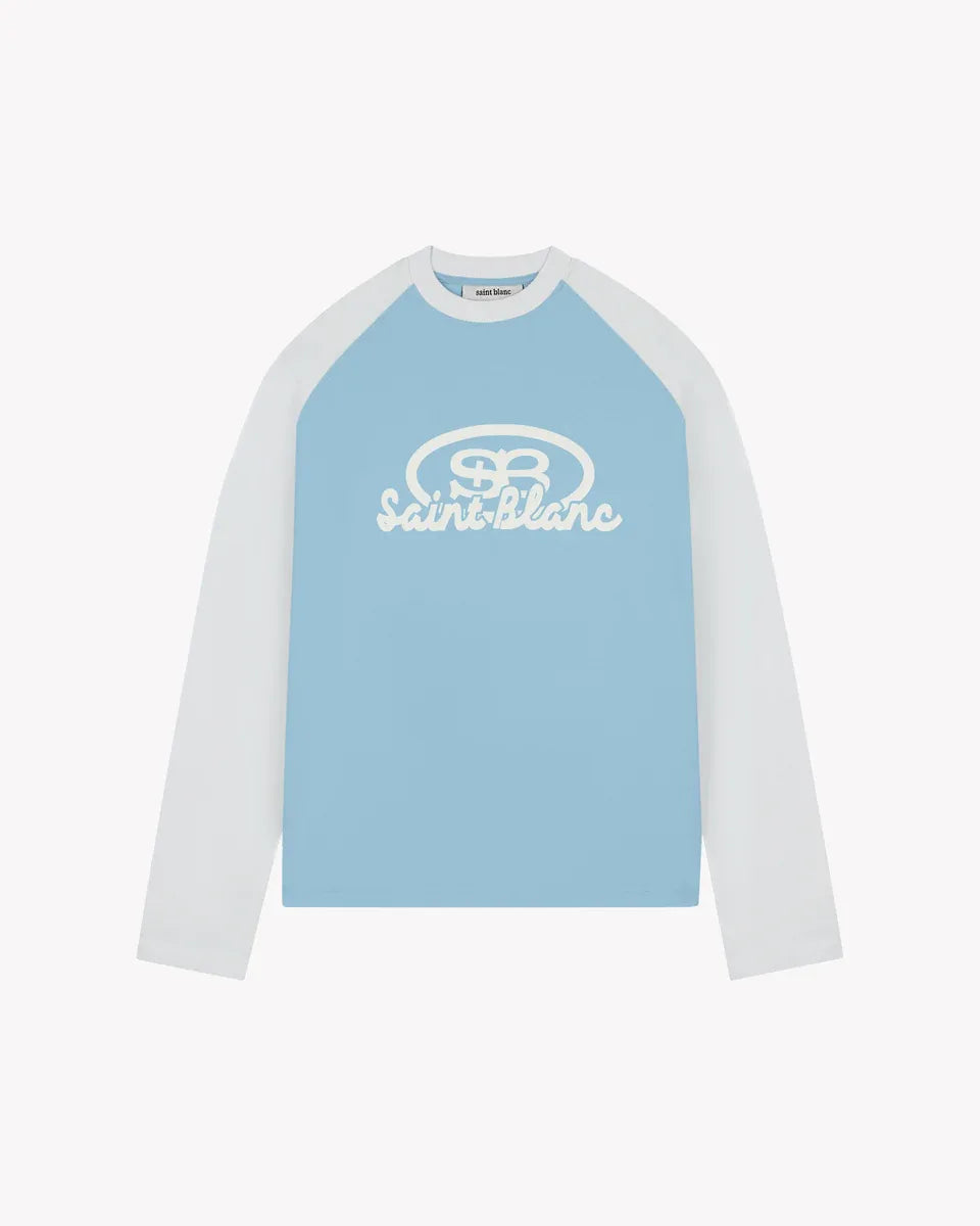 Saint Blanc Blend Logo Raglan Blue/white