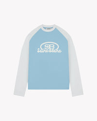 Saint Blanc Blend Logo Raglan Blue/white