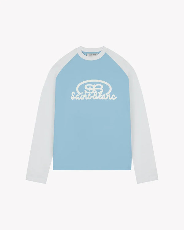 Saint Blanc Blend Logo Raglan Blue/white