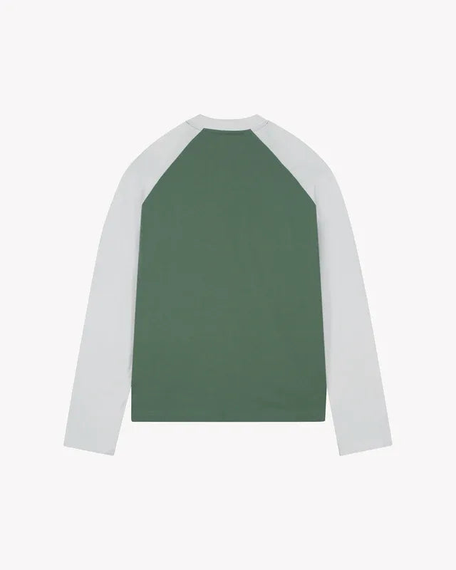 Saint Blanc Blend Logo Raglan Green/white