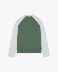 Saint Blanc Blend Logo Raglan Green/white