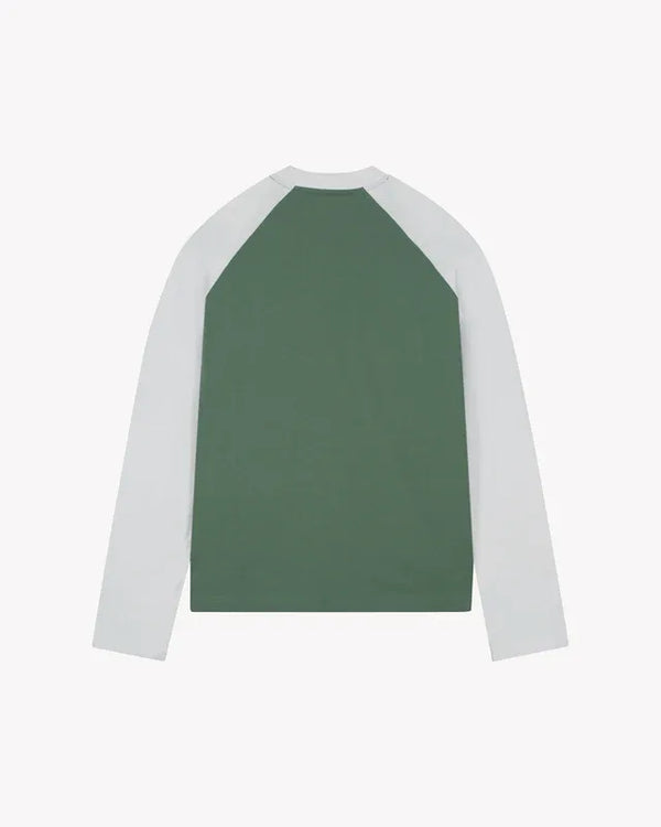 Saint Blanc Blend Logo Raglan Green/white