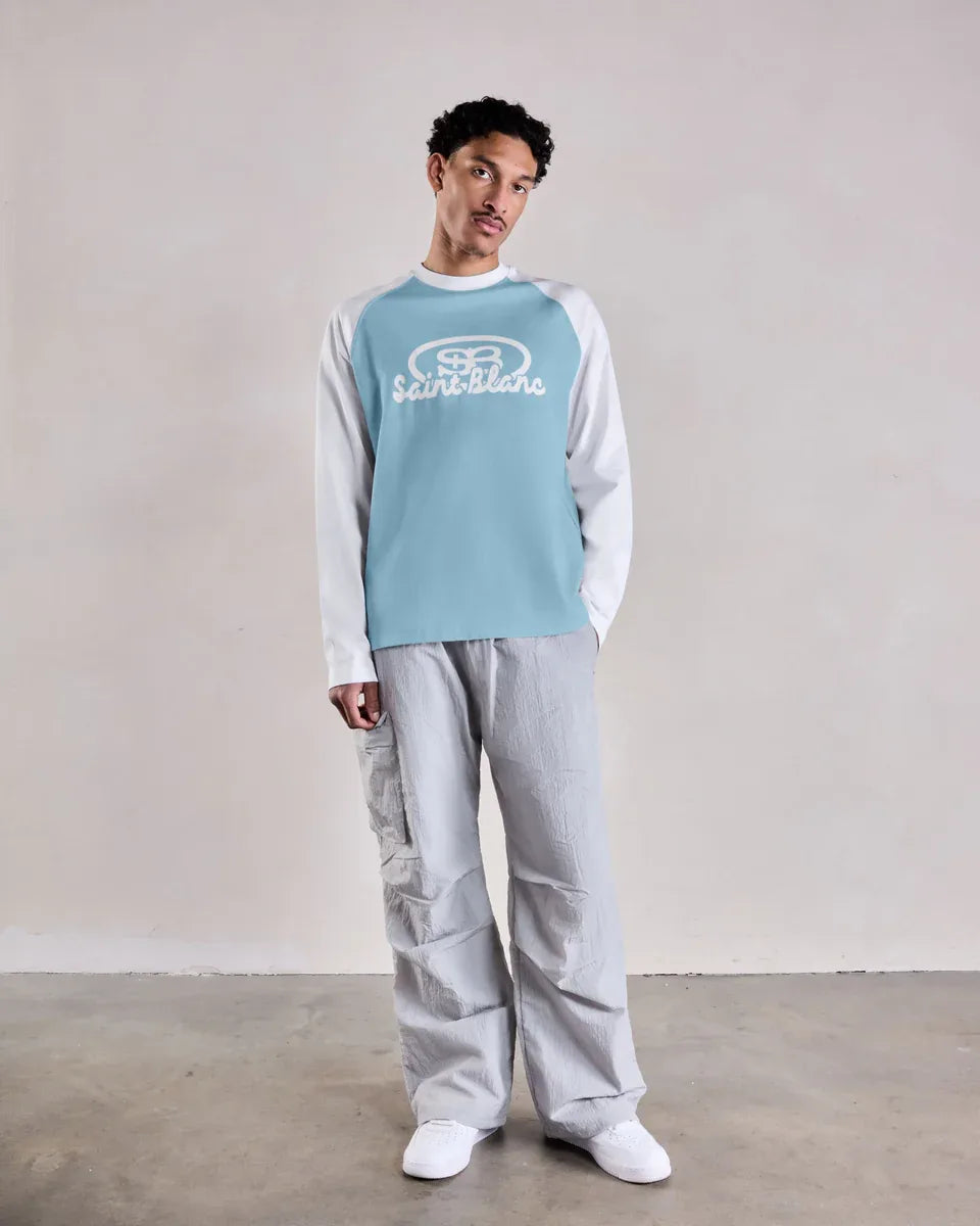Saint Blanc Blend Logo Raglan Blue/white