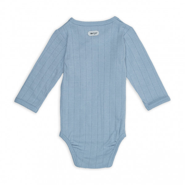 Lodger Romper LS Solid Blue fogg