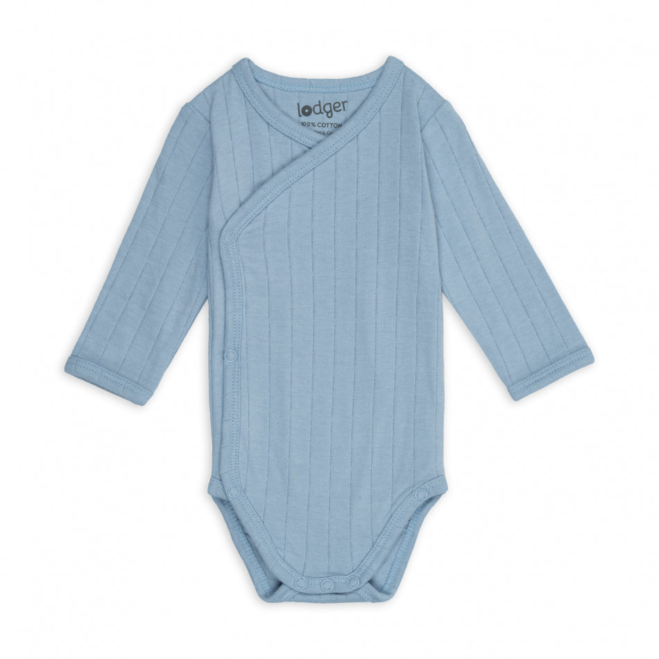 Lodger Romper LS Solid Blue fogg