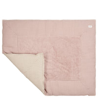 Koeka boxkleed wafel amsterdam Grey pink/sand