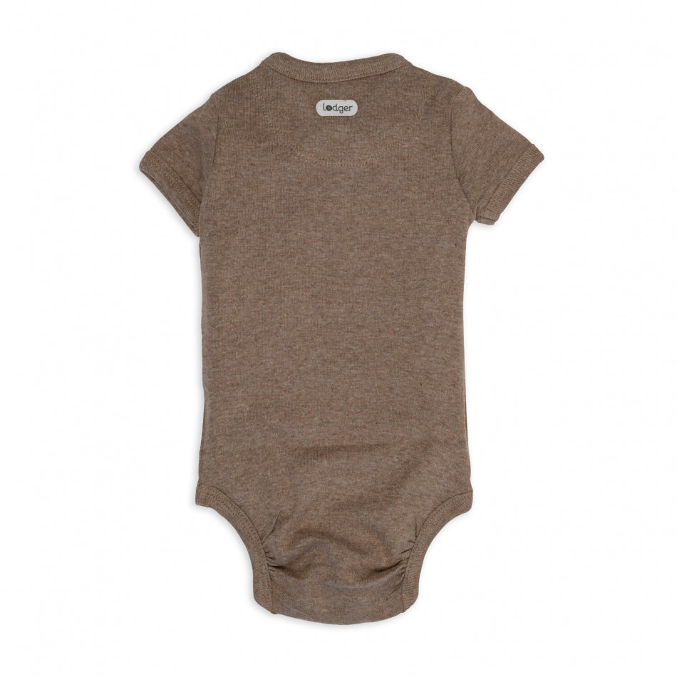 Lodger Romper SS Melange Buffalo