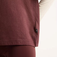 New Balance Trackside Oversized T-Shirt Burgundy