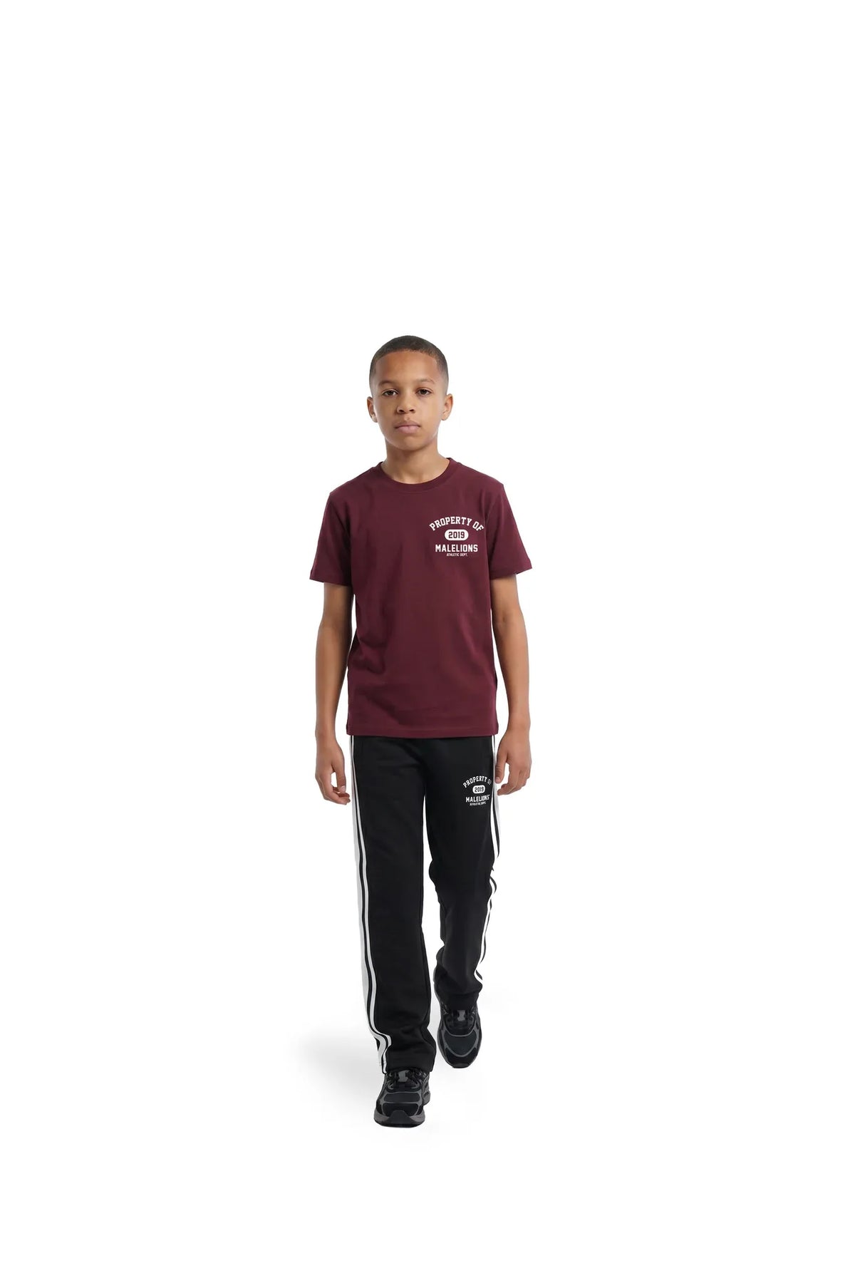 Malelions Property T-Shirt Burgundy