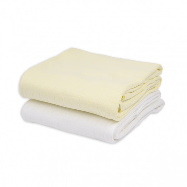 Lodger Swadller 2-pack Solid Cloud dancer/butter