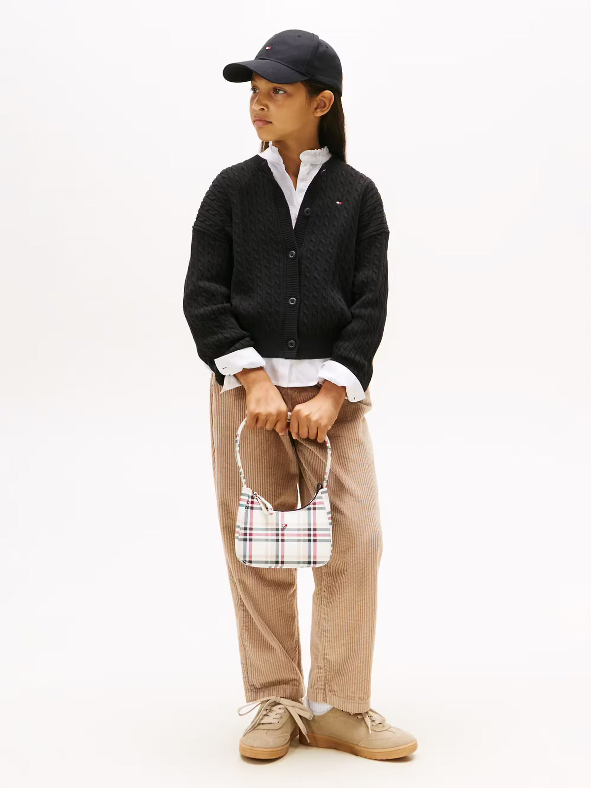 Cable cardigan