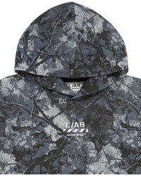 Lab Off-White Camo Printed Diag Bar Hoodie Black