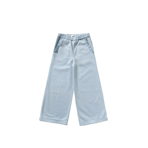 Chambray | Ruffle Pants