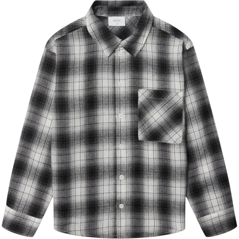 Grunt GRReno Check shirt Black